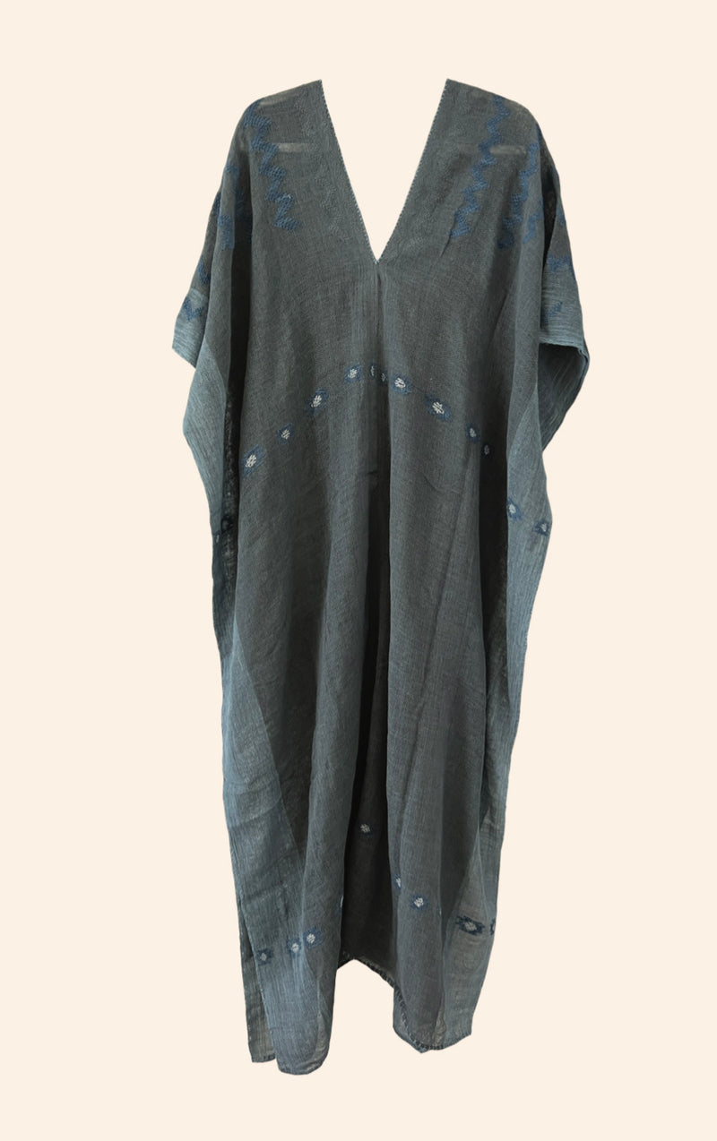 Kachii Kaftan Dark Indigo