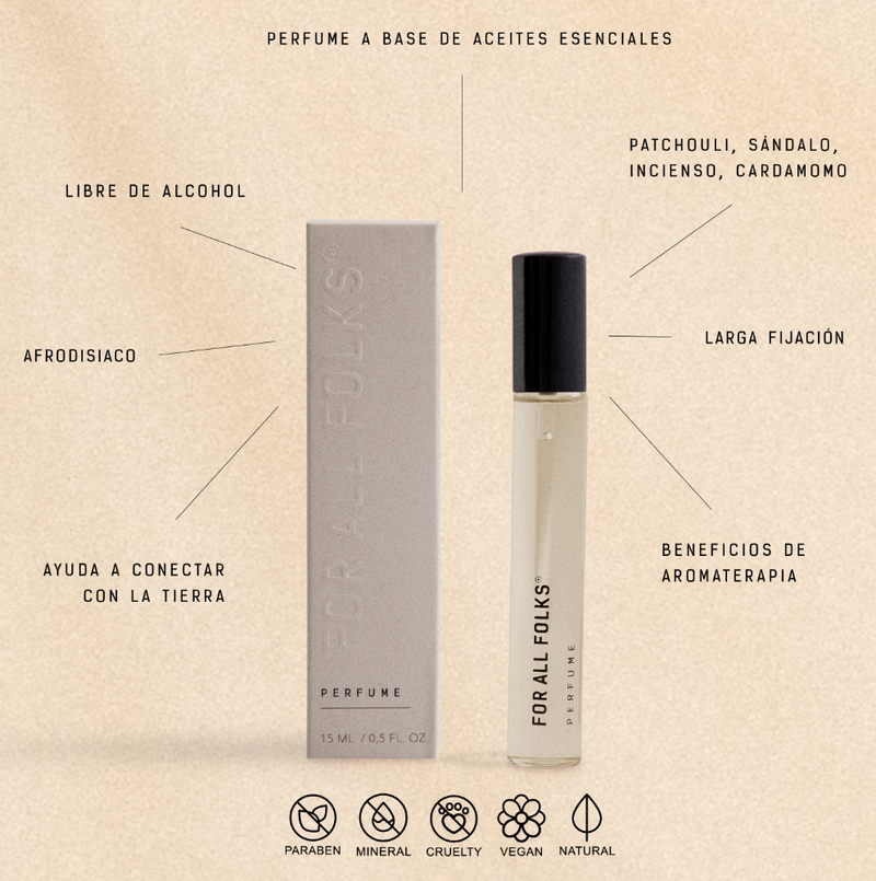 FAF Perfume Patchouli & Sandalwod + more scents