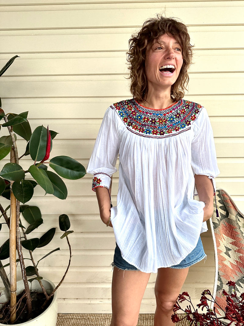 *Sale* Majo Embroidered Blouse OZ