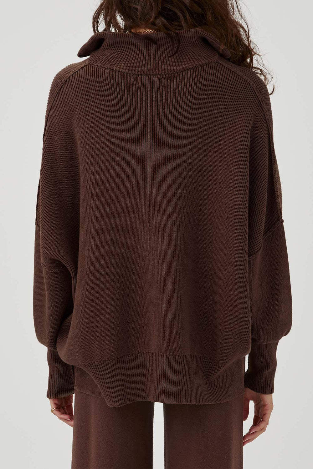 Sasquatchfabrix 美品✨22AW モックネックニット ブラウン L BACK_2400x_9954ae00-884a-49ec-