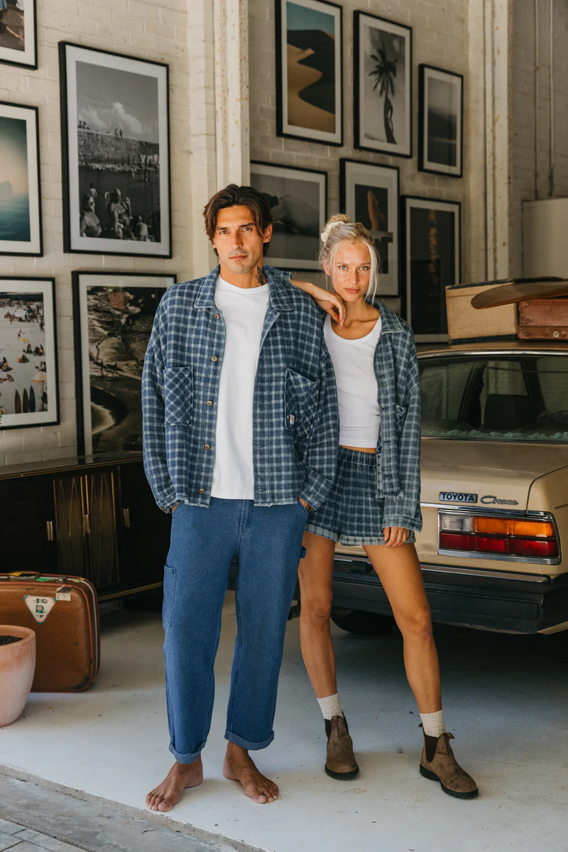 Ottway Weston Checked Denim Jacket – ZÓCALO