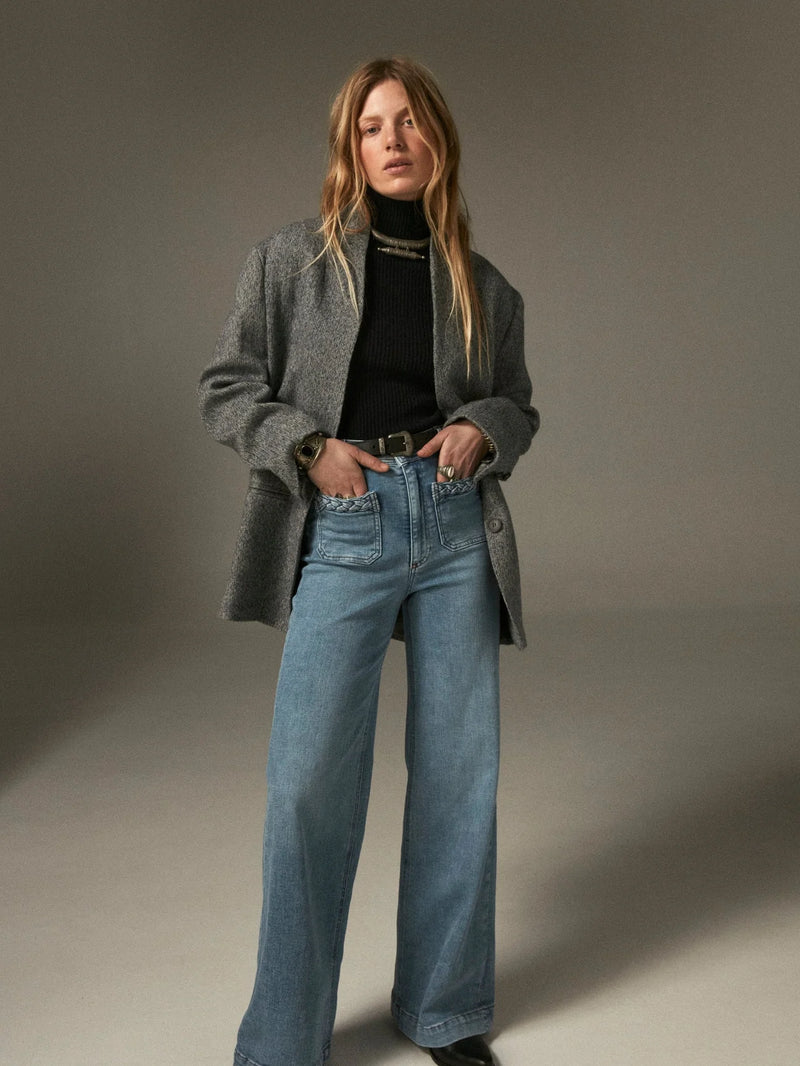 MH Giuletta Pant -Lt Blue Denim