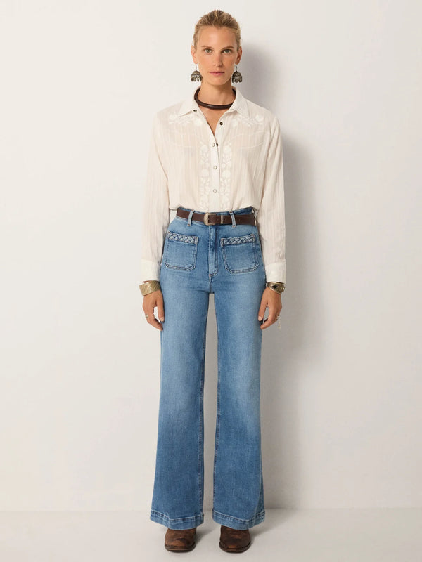 MH Giuletta Pant -Lt Blue Denim