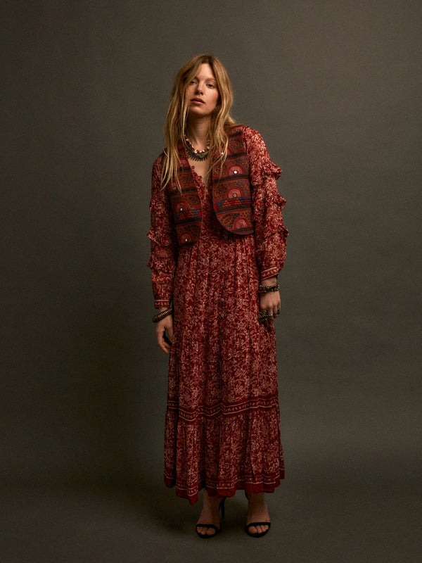 MH Harper Dress - Ruby