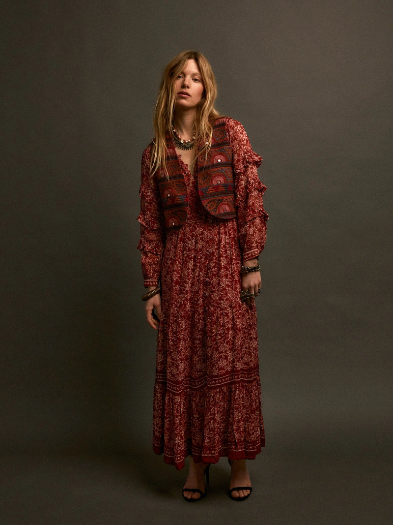 MH Harper Dress - Ruby