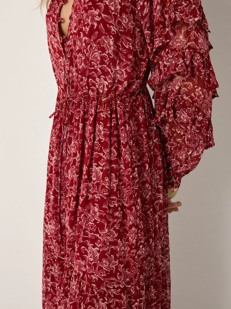 MH Harper Dress - Ruby