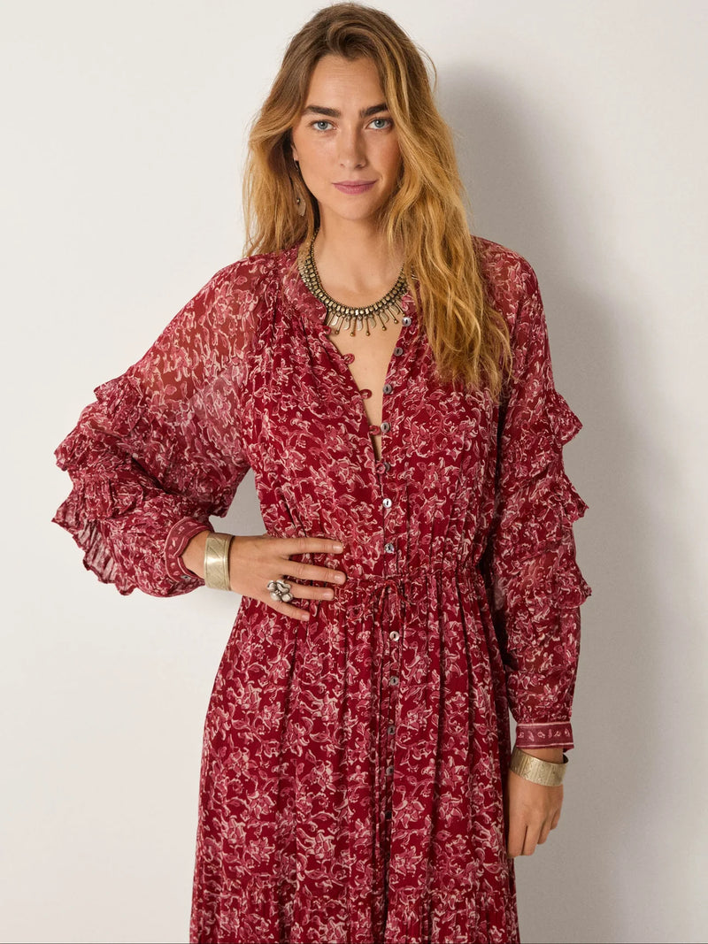 MH Harper Dress - Ruby