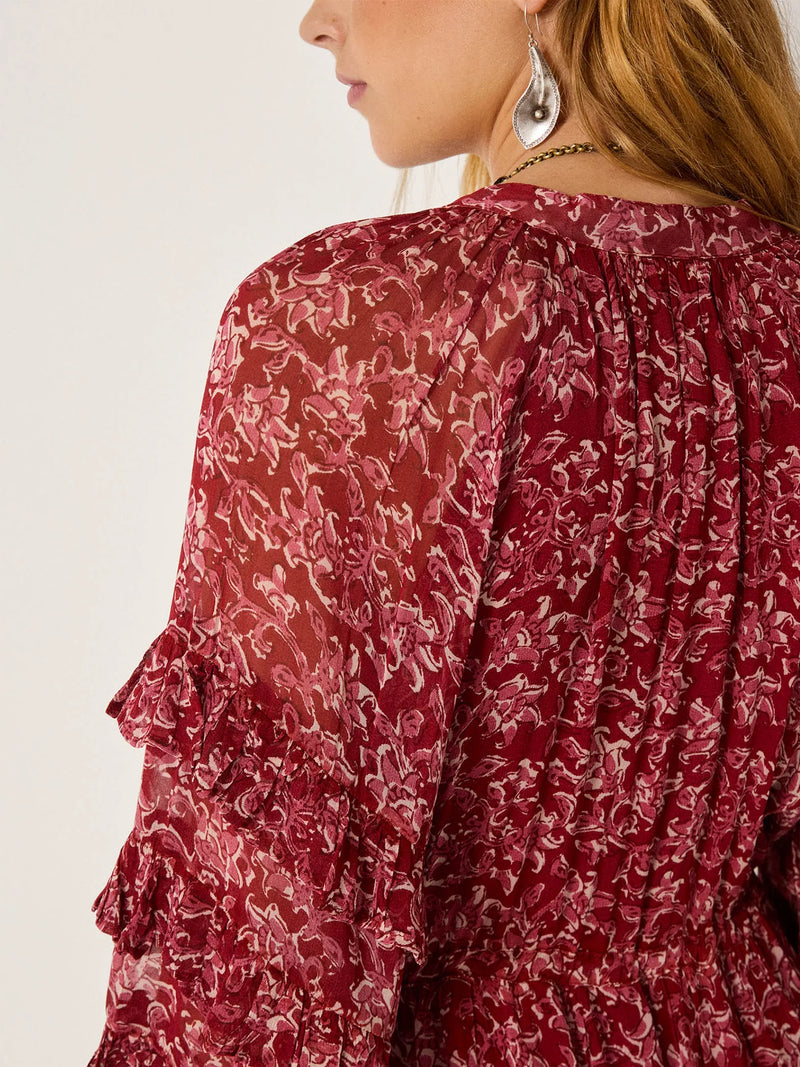 MH Harper Dress - Ruby