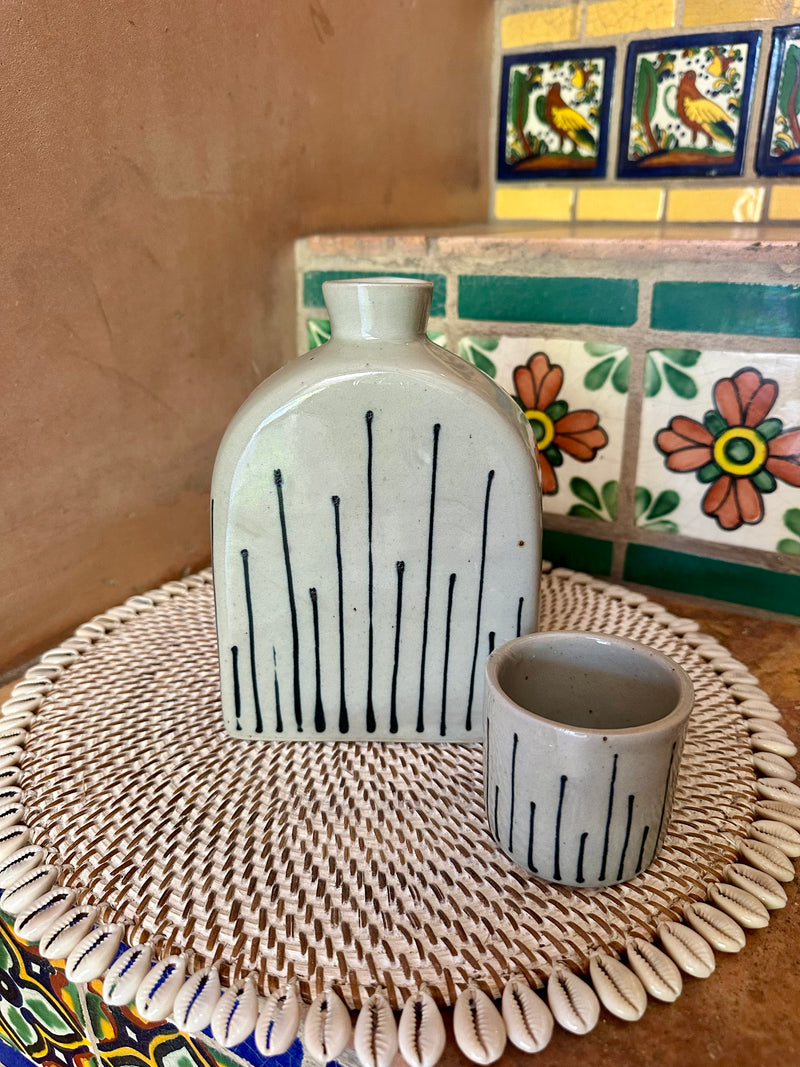 Oaxaca Blue Drip Jug & Cup