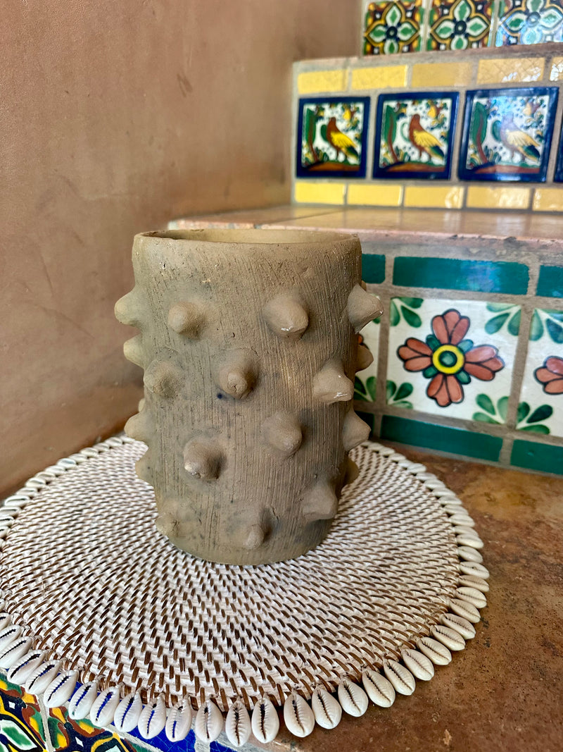 Oaxaca Spike Ceramic Vase - Medium