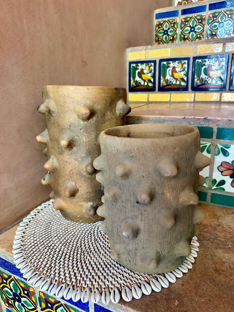 Oaxaca Spike Ceramic Vase - Medium