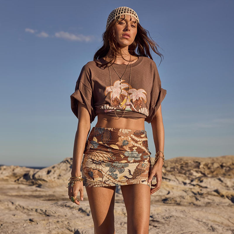 Spell Volcano Goddess Mini Skirt