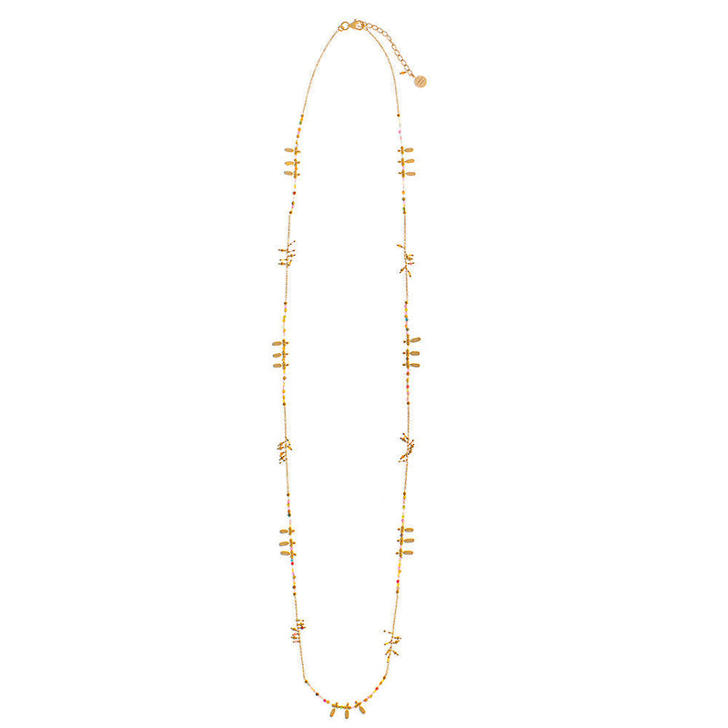 RT Long Gold Charm Necklace + more colors