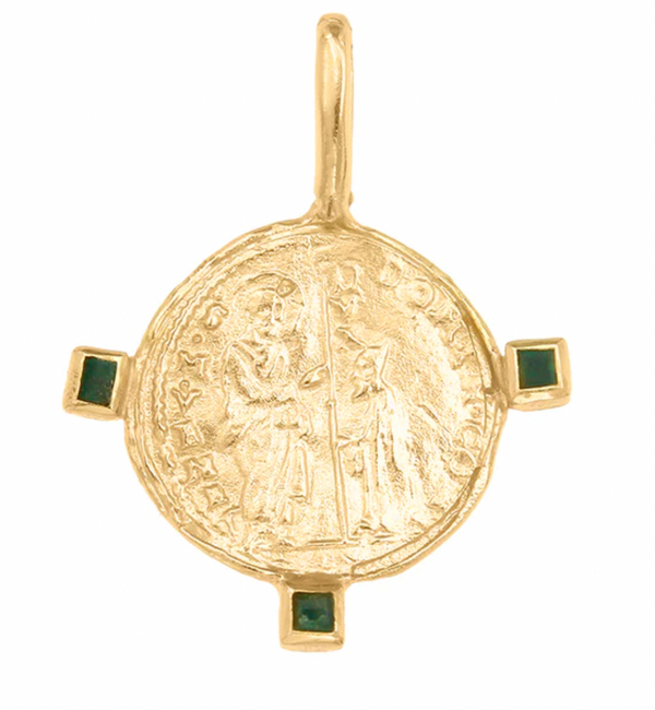 CB Byzantine Emerald Necklace