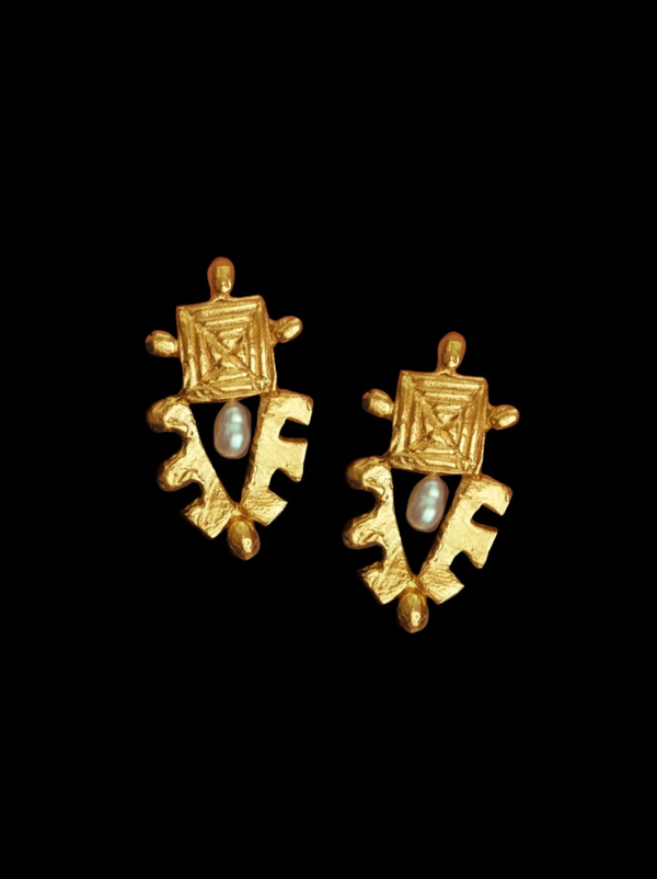 RJ Circus Cowboy Stud Earrings