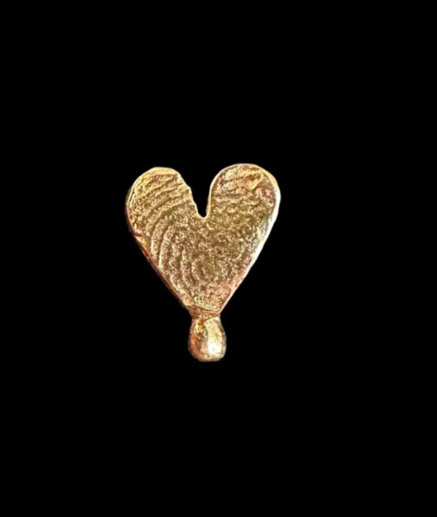 RJ Bauhaus Circus Mini Heart Stud Earrings