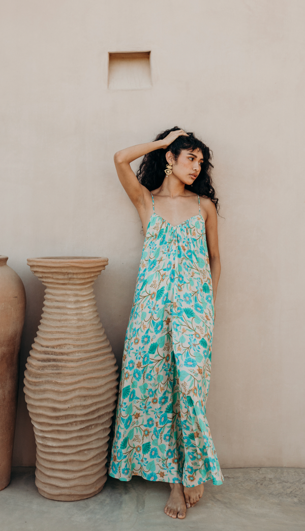 Spell Goldie Strappy Maxi Dress