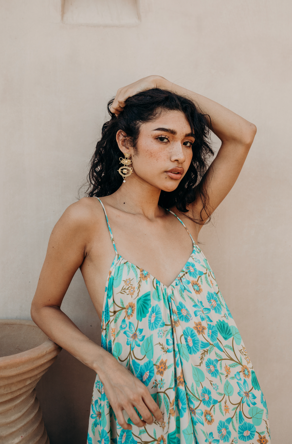 Spell Goldie Strappy Maxi Dress