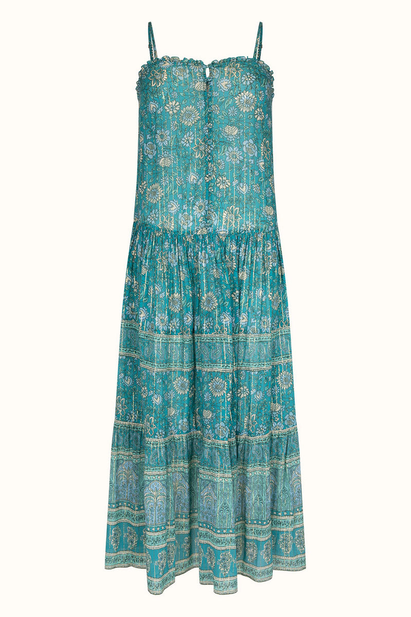 SPELL Elysian Strappy Maxi Dress - Jade SPELL Elysian Strappy Maxi Dress - Jade