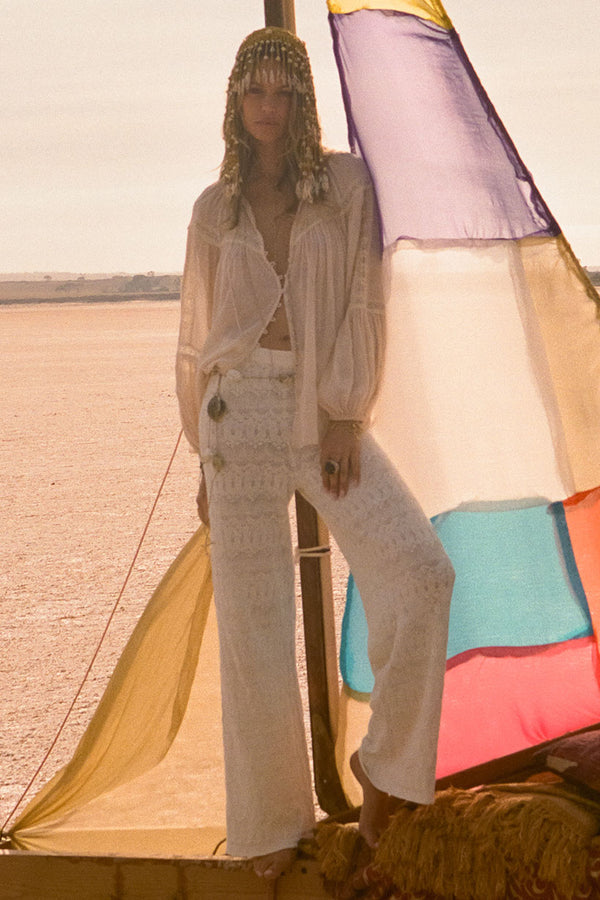 Spell Siesta Pant - White Sand