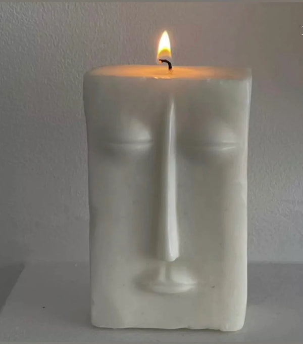 BMC - Abstract Face Candle