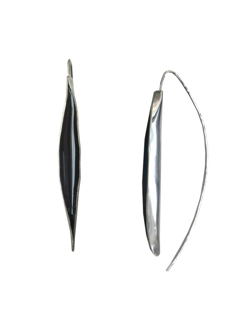 Zelik Obsidian Swell Earrings
