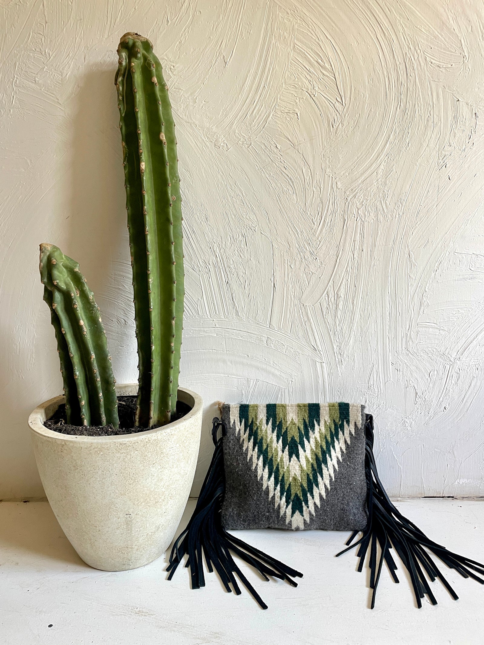 Cactus Mountain fringe pouch Medicine Bags – Cactus Mountain main image 2