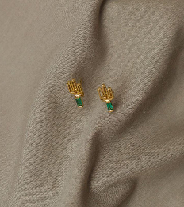 COBA Cactus Stud Earrings